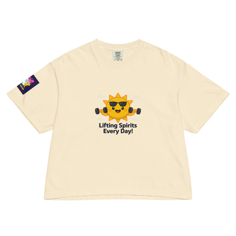 Spirit Wear Women's Christian Boxy Tee - Lifting Spirits Design