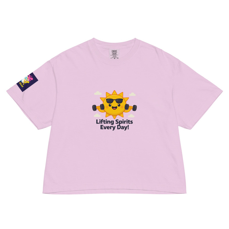 Spirit Wear Women's Christian Boxy Tee - Lifting Spirits Design