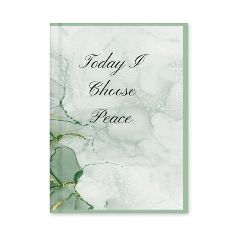Spirit Wear Christian Journal Hardcover-Today I Choose Peace