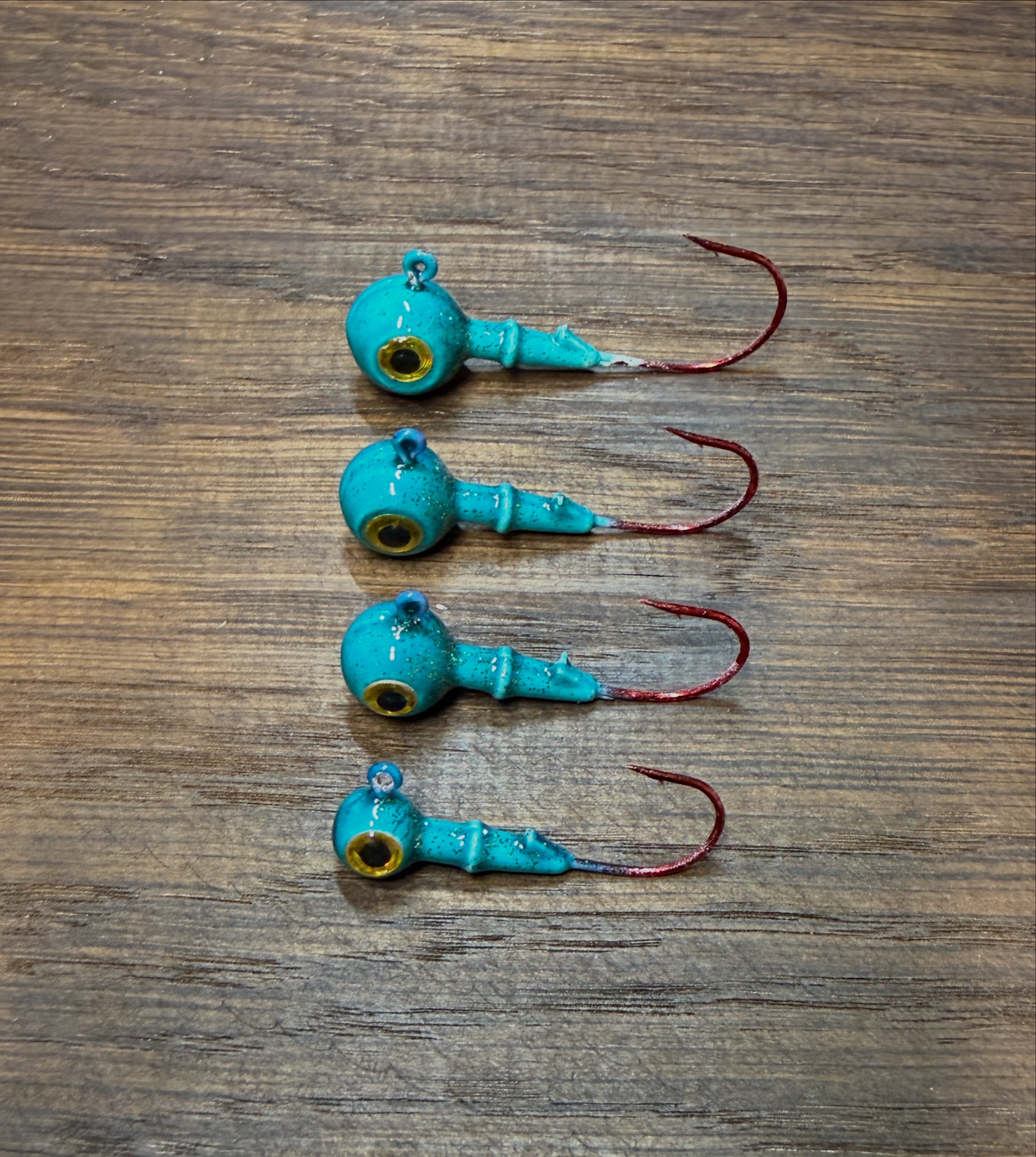 B&B Blue Round Eye Jig Head