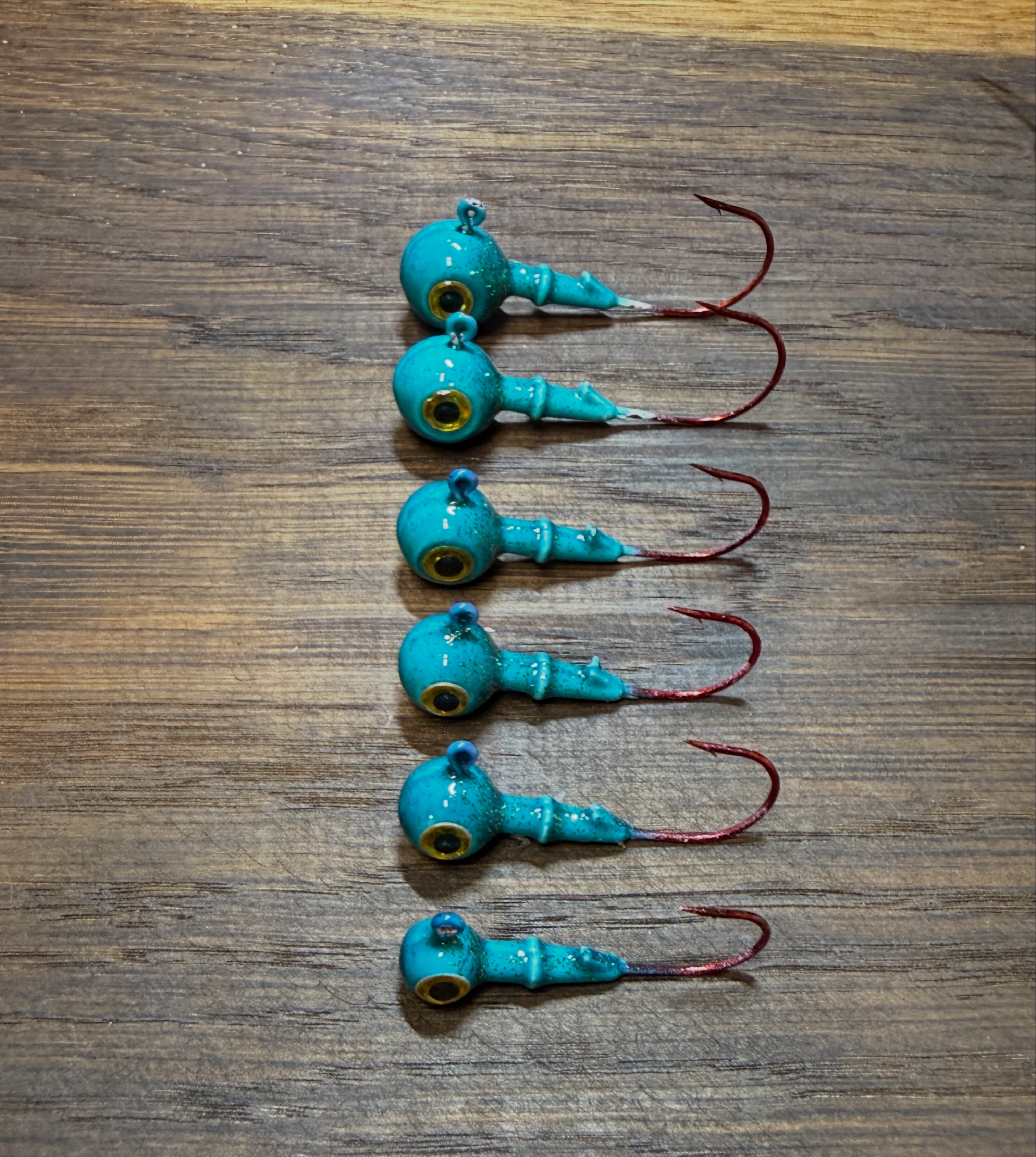 B&B Blue Round Eye Jig Head