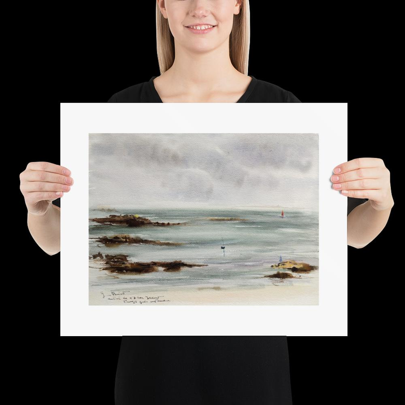 Entrée de l'Aber-ildut l'hiver 