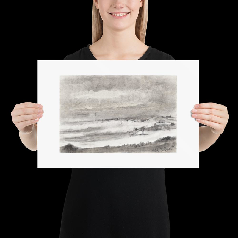 Tempête sur le côte 91