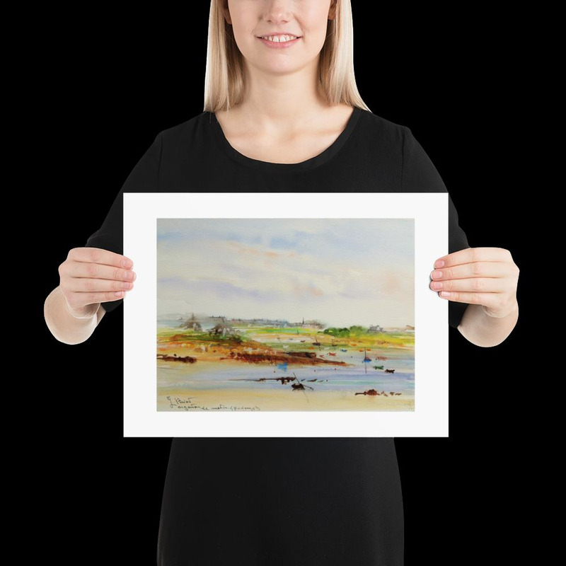 Argenton le matin au printemps