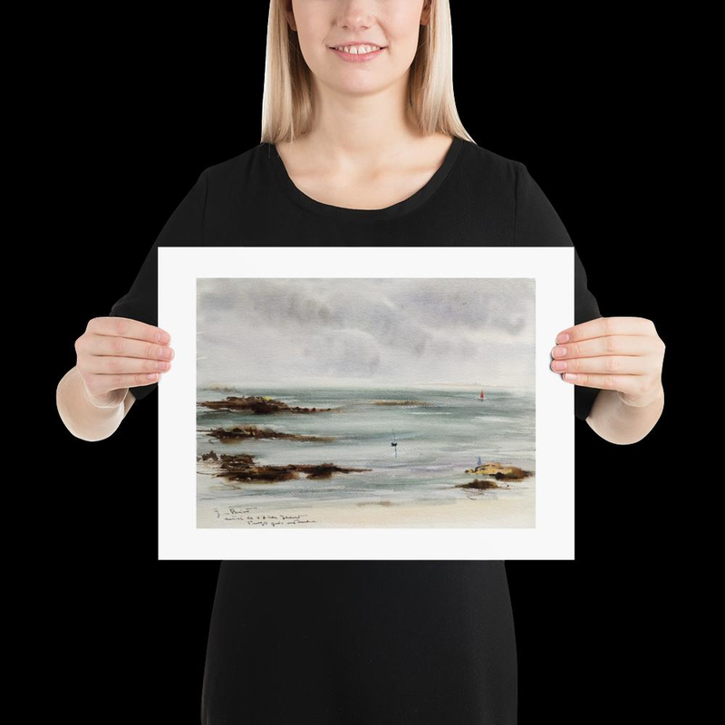 Entrée de l'Aber-ildut l'hiver 