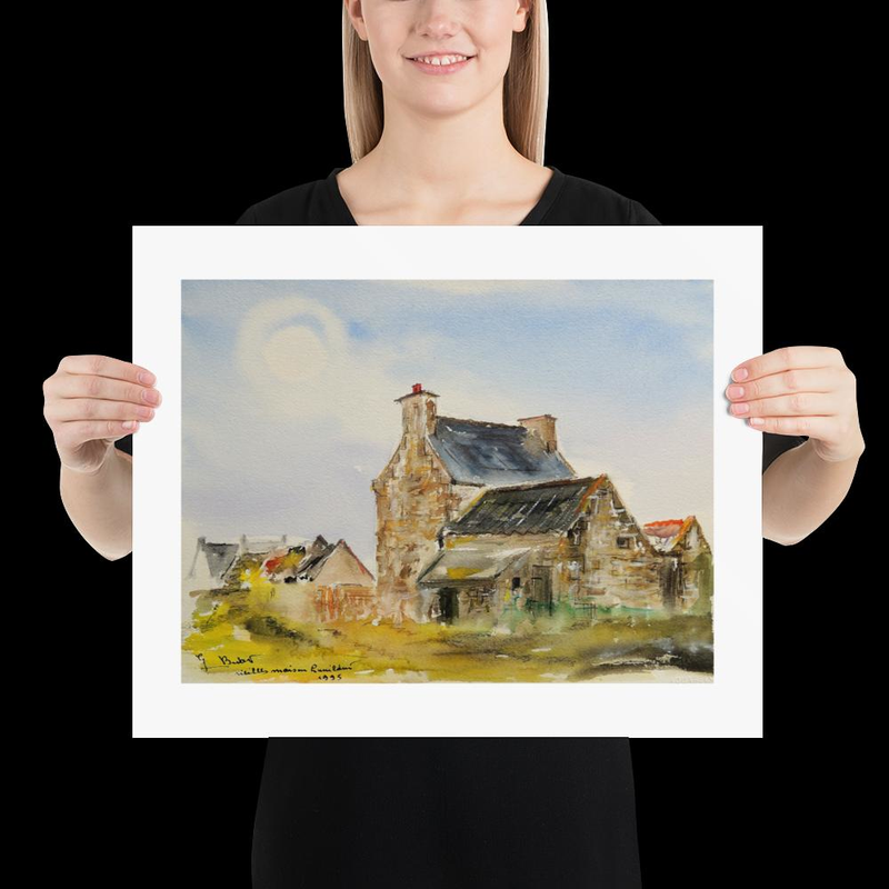 Vieilles maisons Lanildut 1995