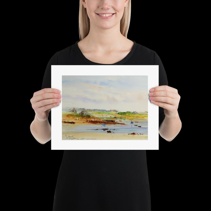 Argenton le matin au printemps