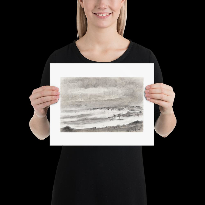 Tempête sur le côte 91