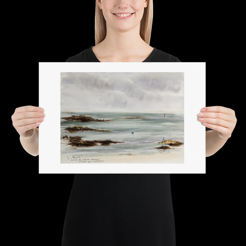 Entrée de l'Aber-ildut l'hiver 