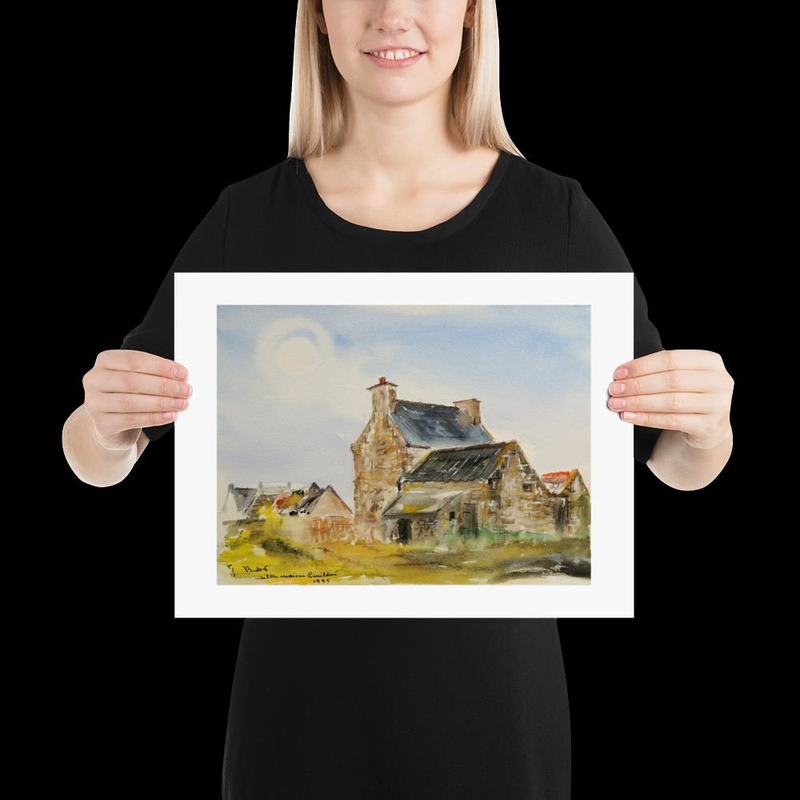 Vieilles maisons Lanildut 1995