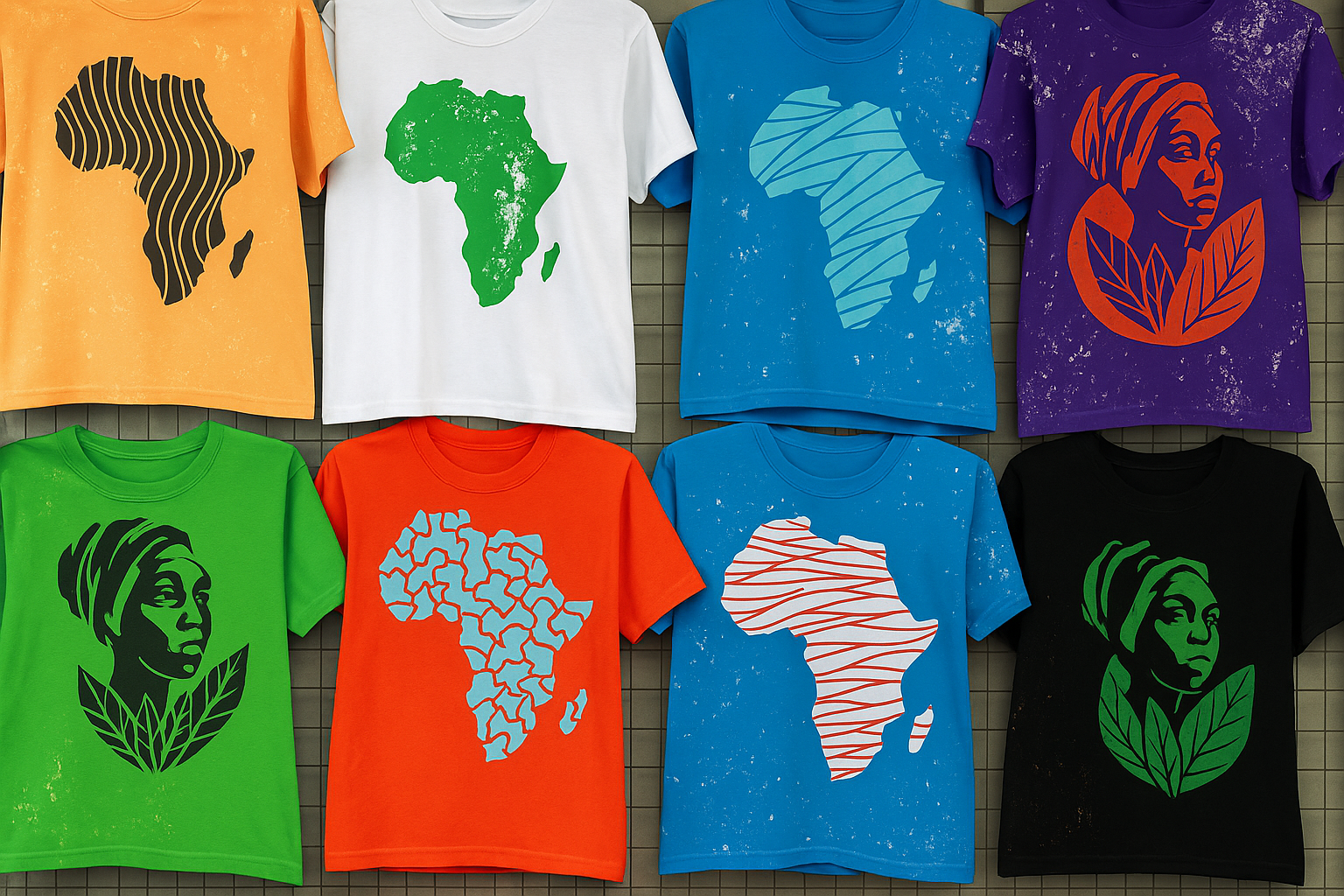 Africa Inspired Graphic T-Shirts