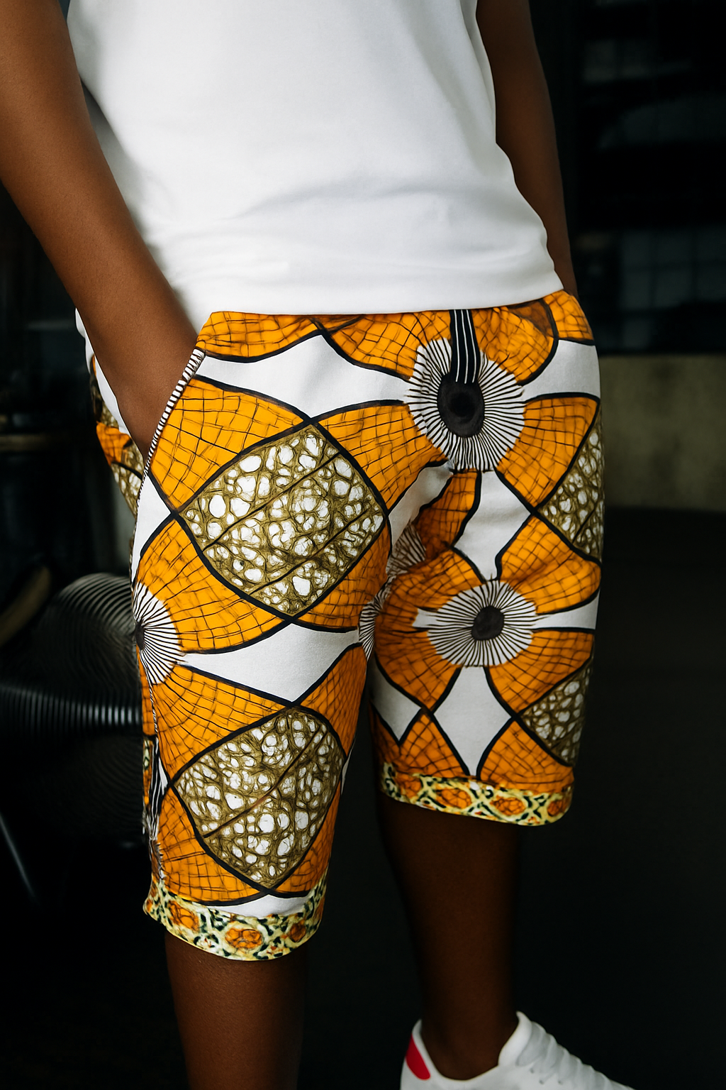 African Print Shorts