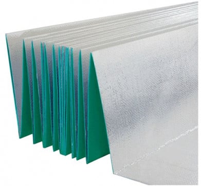 IZOLATIE PARCHET HARMONICA CU FOLIE DE ALUMINIU SI BANDA AUTO-ADEZIVA