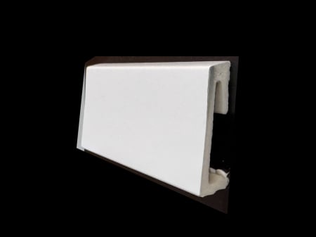 Plinta alba Polimer, Alpha 60x15x2200 mm