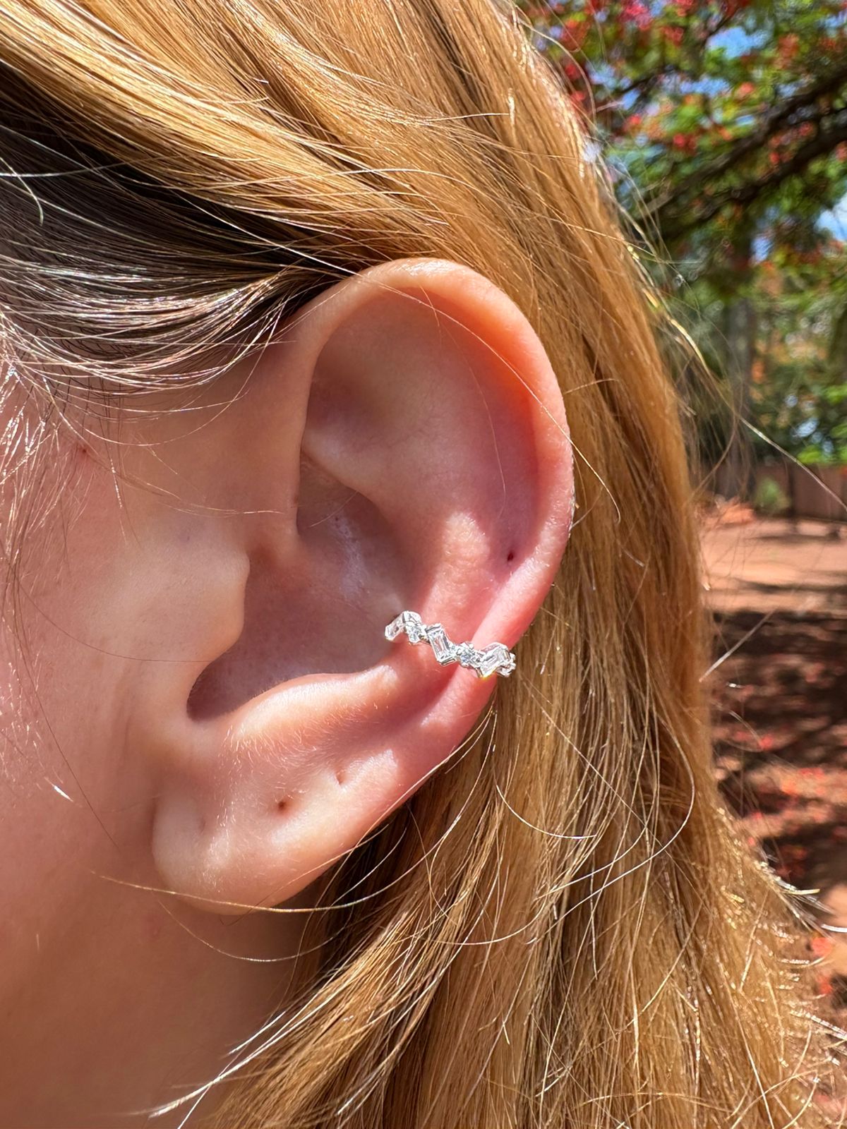 Piercing fake de prata