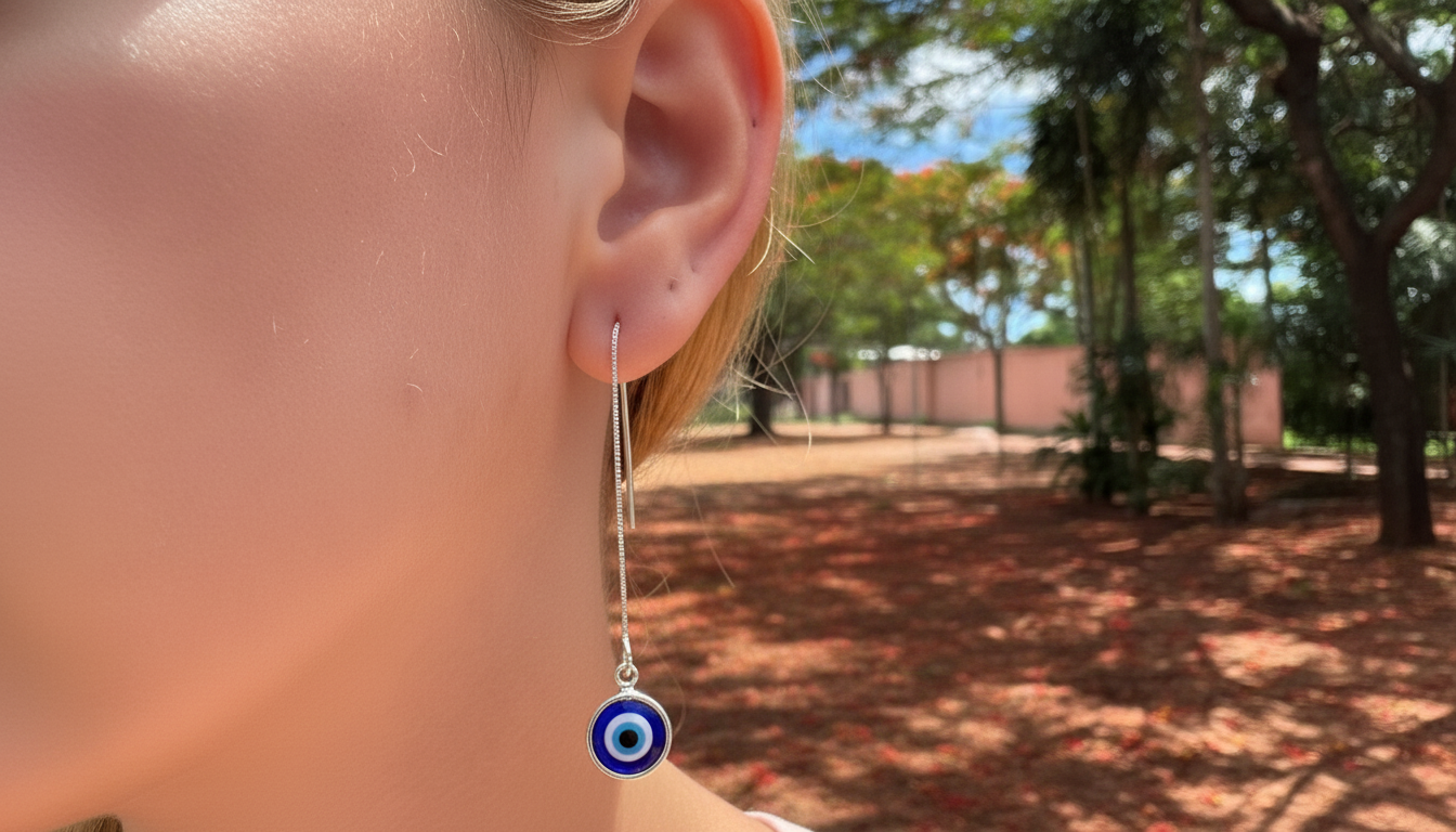 Brinco Olho Grego