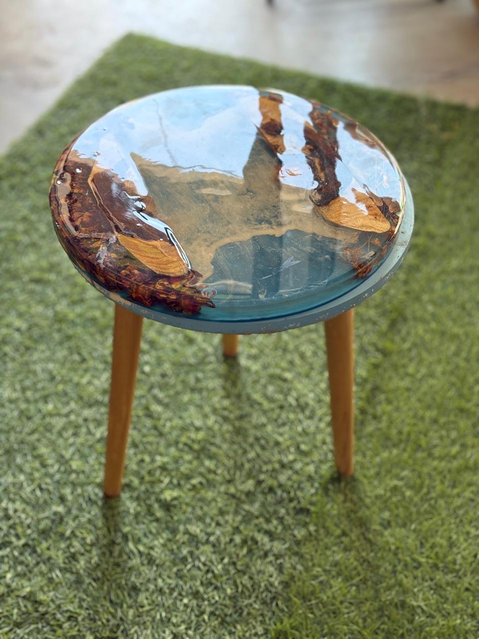 Epoxy Resin Side Table