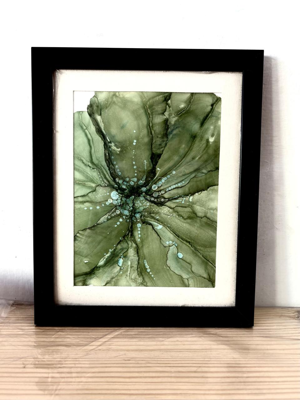 Abstract Green Art Print