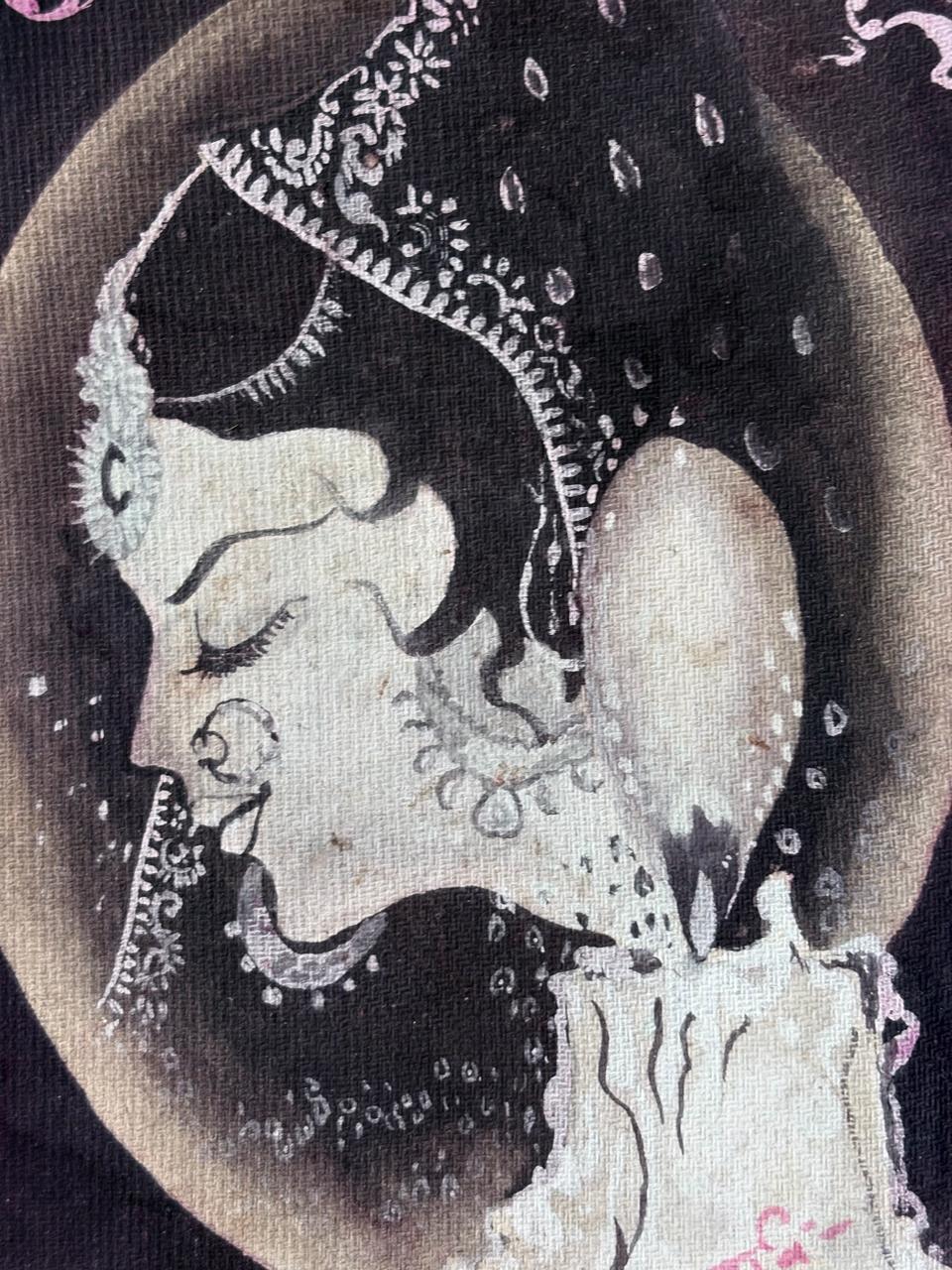 Artistic Candle Painting