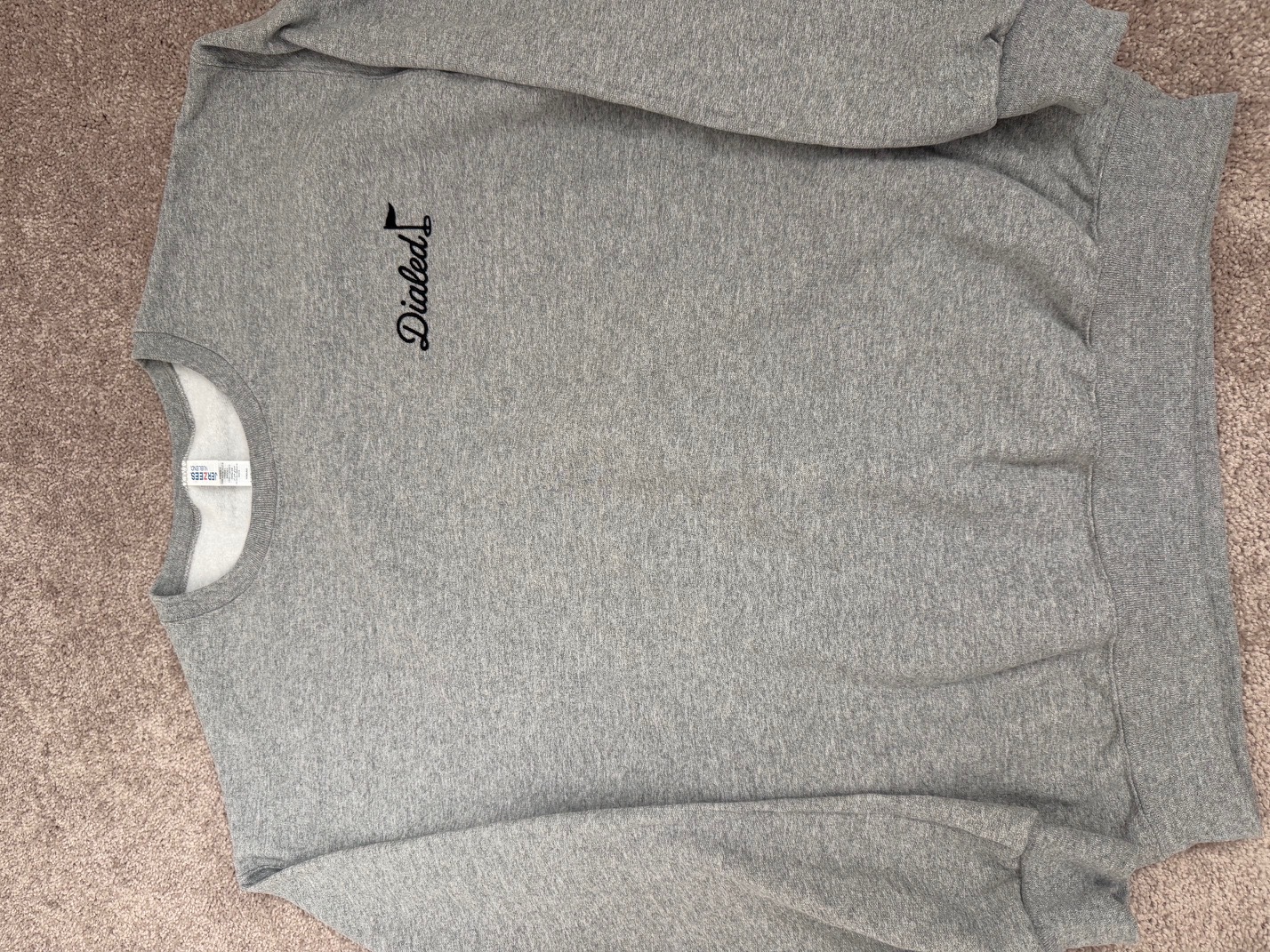"Dialed" Crewneck - Gray