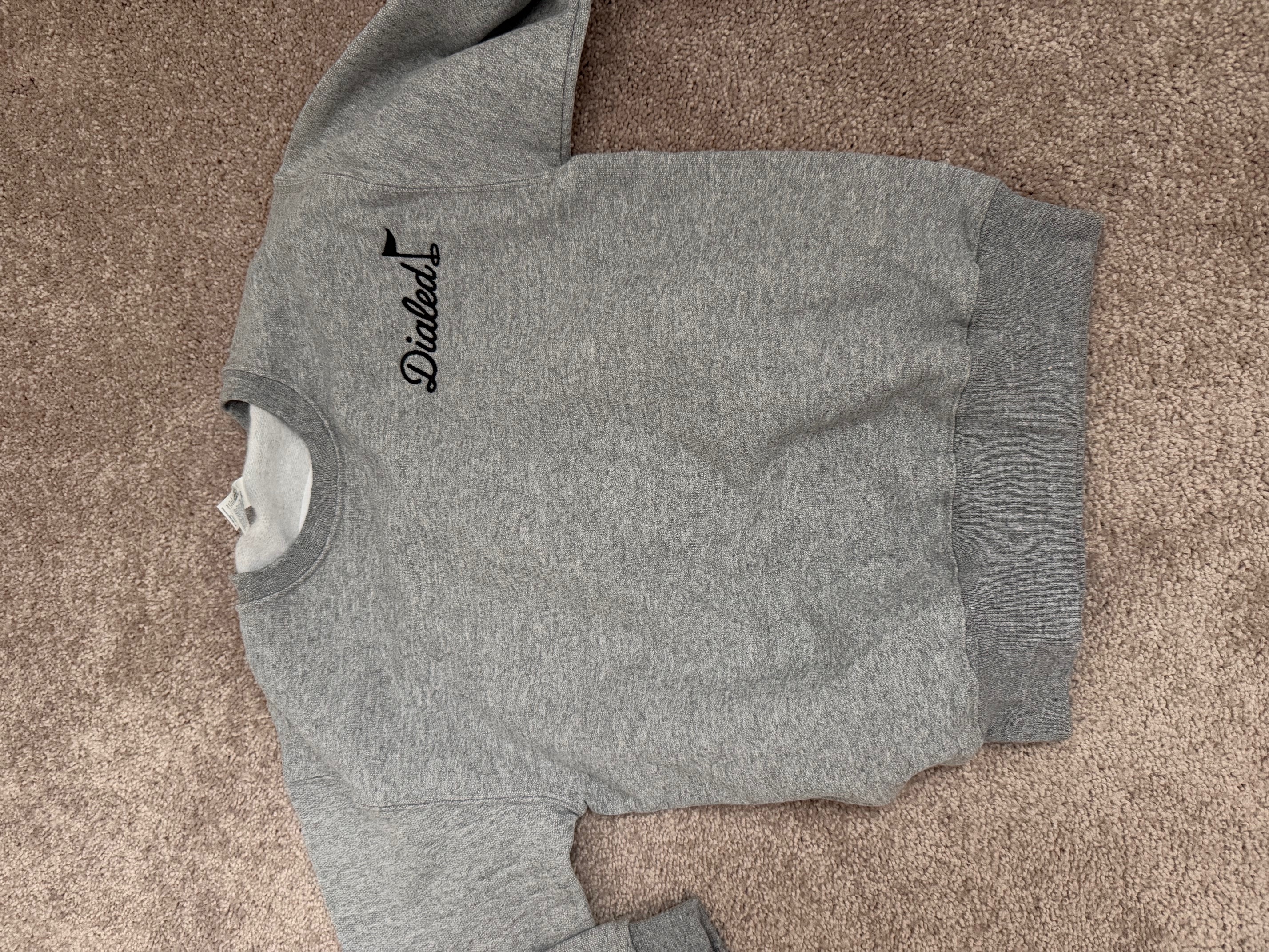 Youth "Dialed" Crewneck - Gray