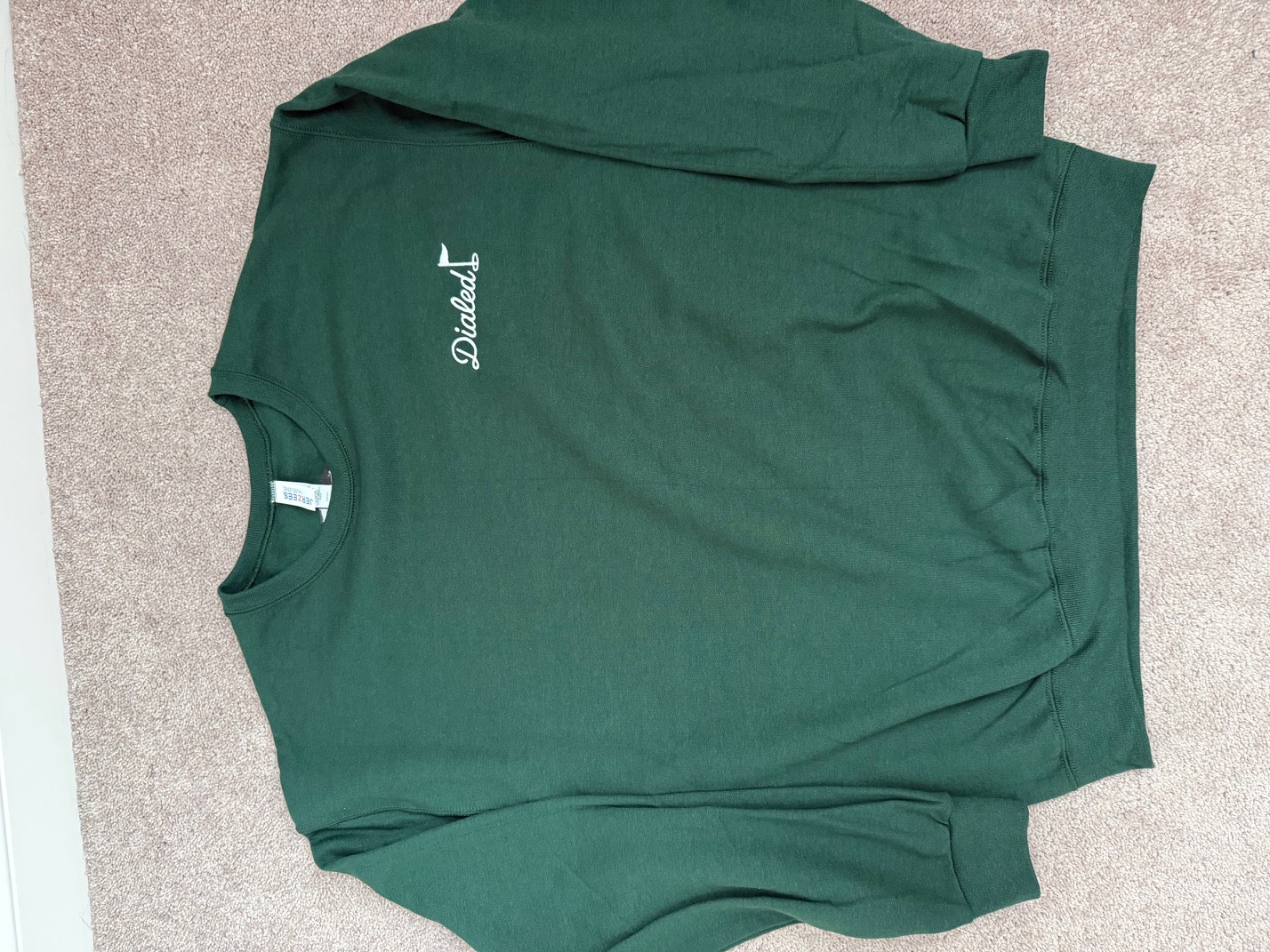 "Dialed" Crewneck - Forest Green