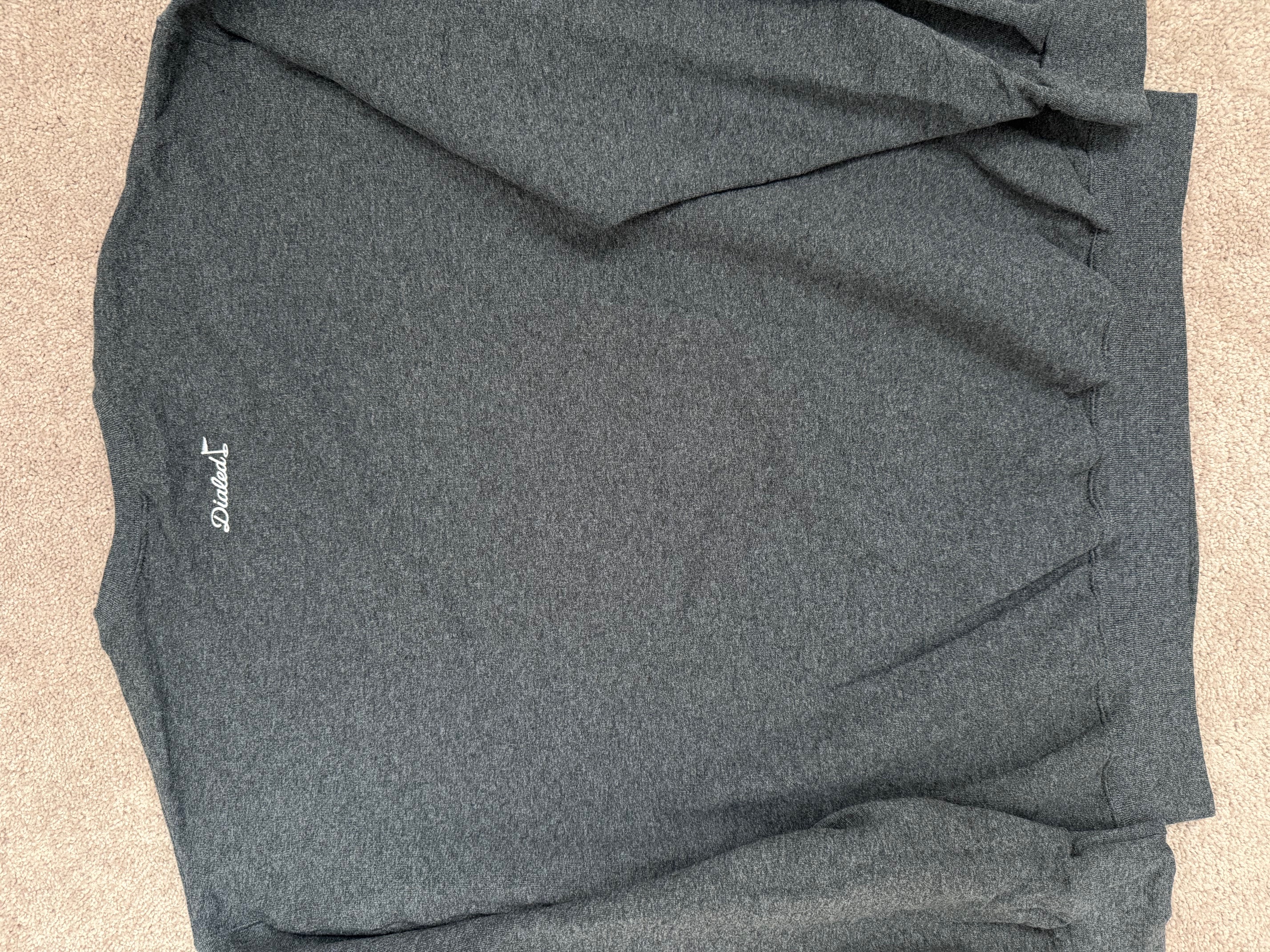 Youth "Dialed" Crewneck - Heather Black