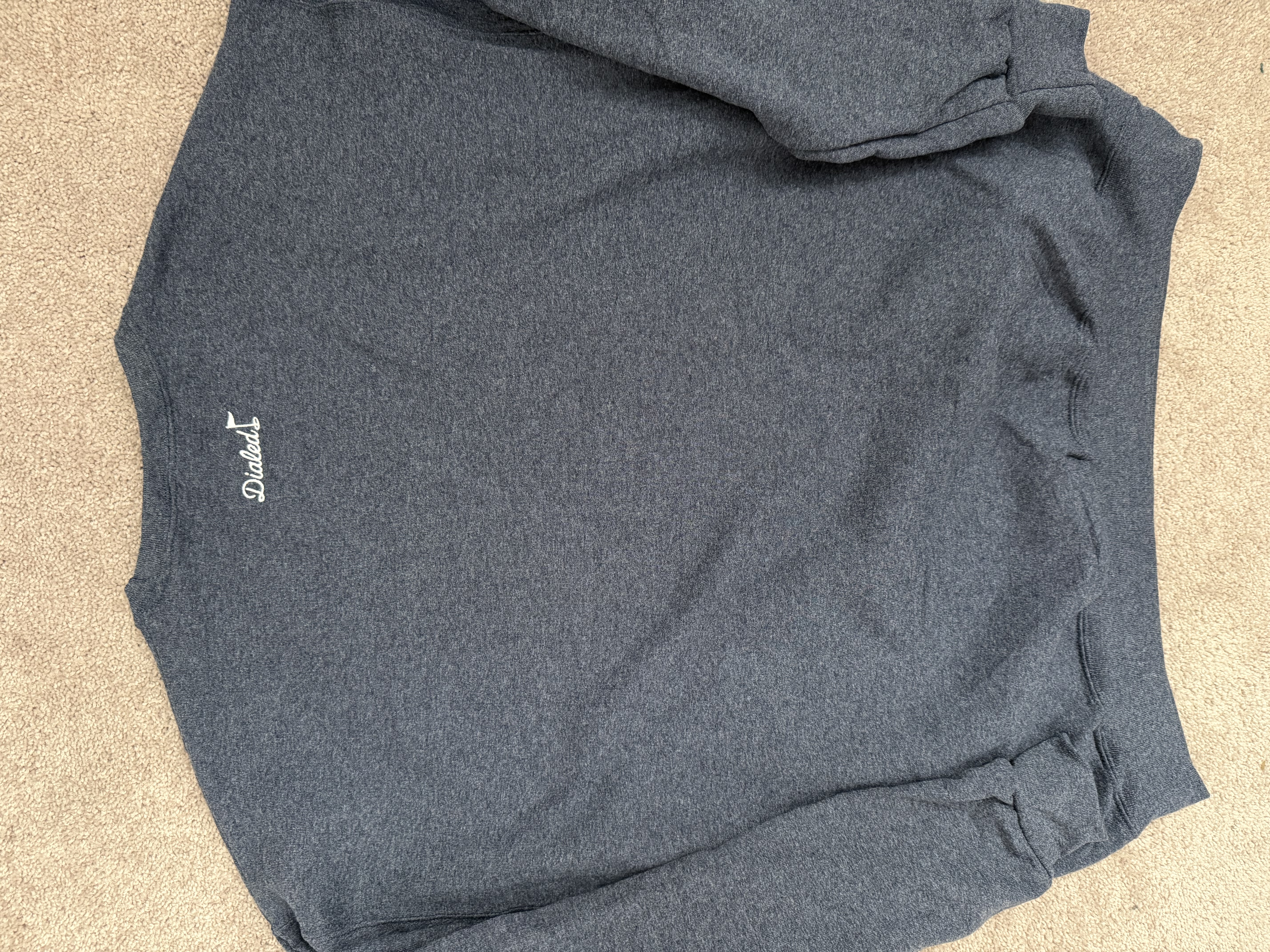 "Dialed" Crewneck - Heather Navy