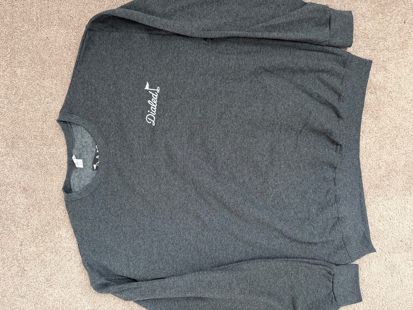 "Dialed" Crewneck - Heather Black