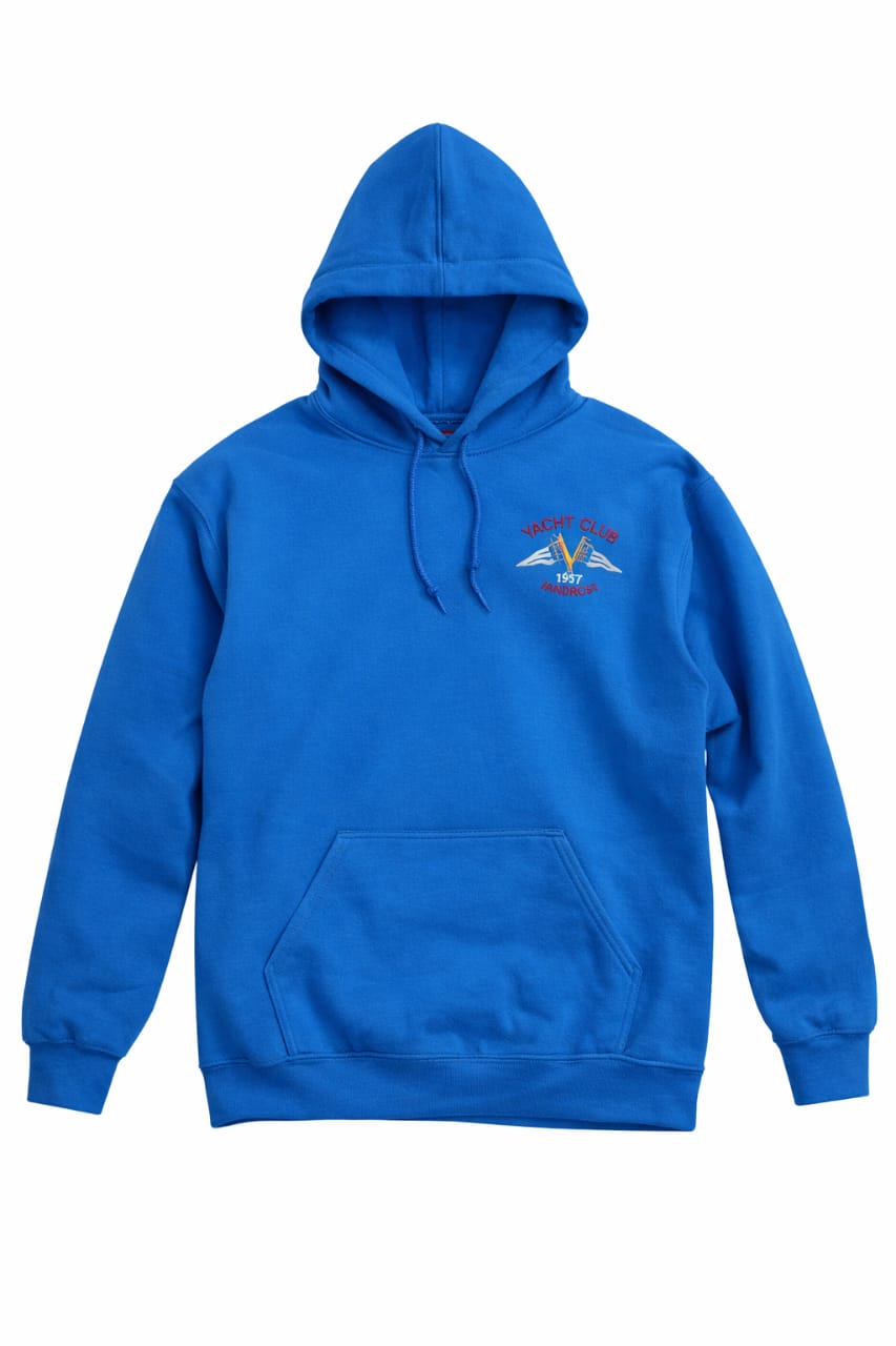 Φούτερ με κουκούλα Μπλε