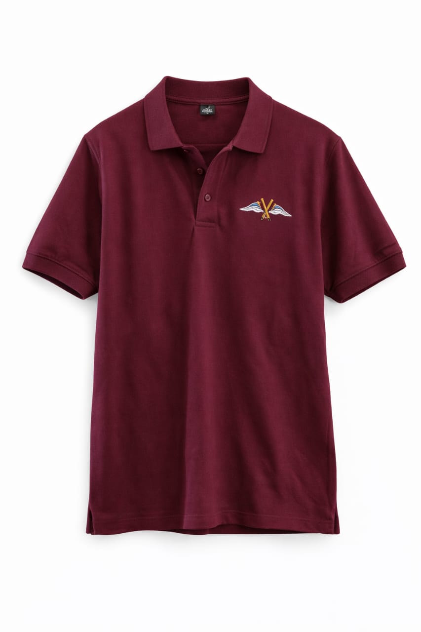 Μπλούζα πόλο μπορντό