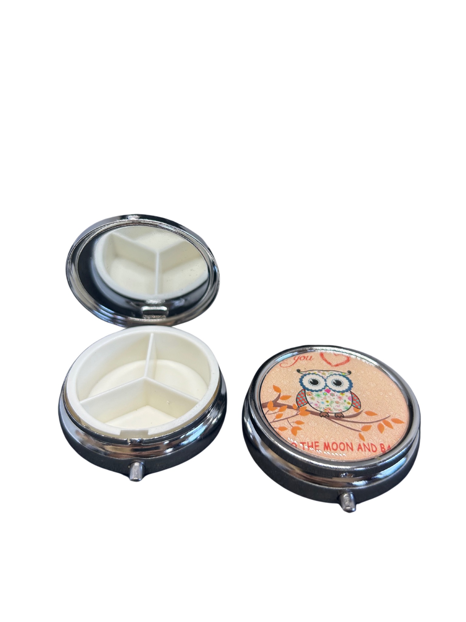 PASTILLERO REDONDO DECORADO 3 DIVISIONES