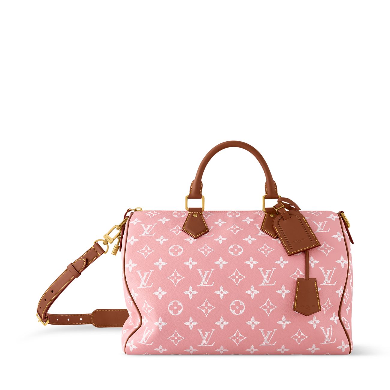 Speedy Bandoulière Monogram Pastel Pink