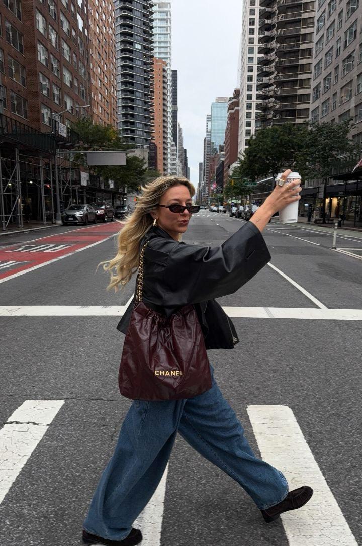 Maxi Soft Burgundy Bag