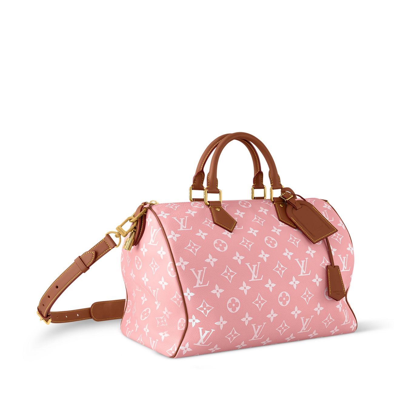 Speedy Bandoulière Monogram Pastel Pink