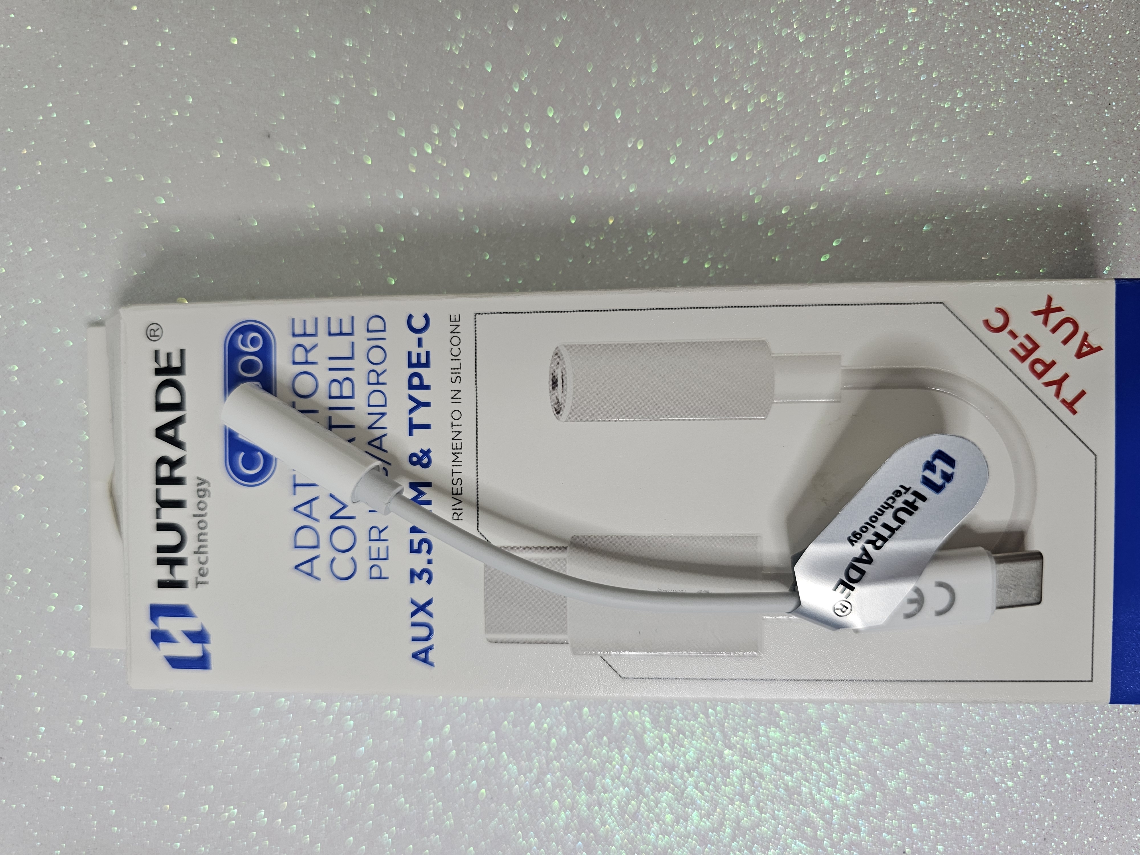 Adattatore Type-C maschio ad Aux 3.5mm femmina