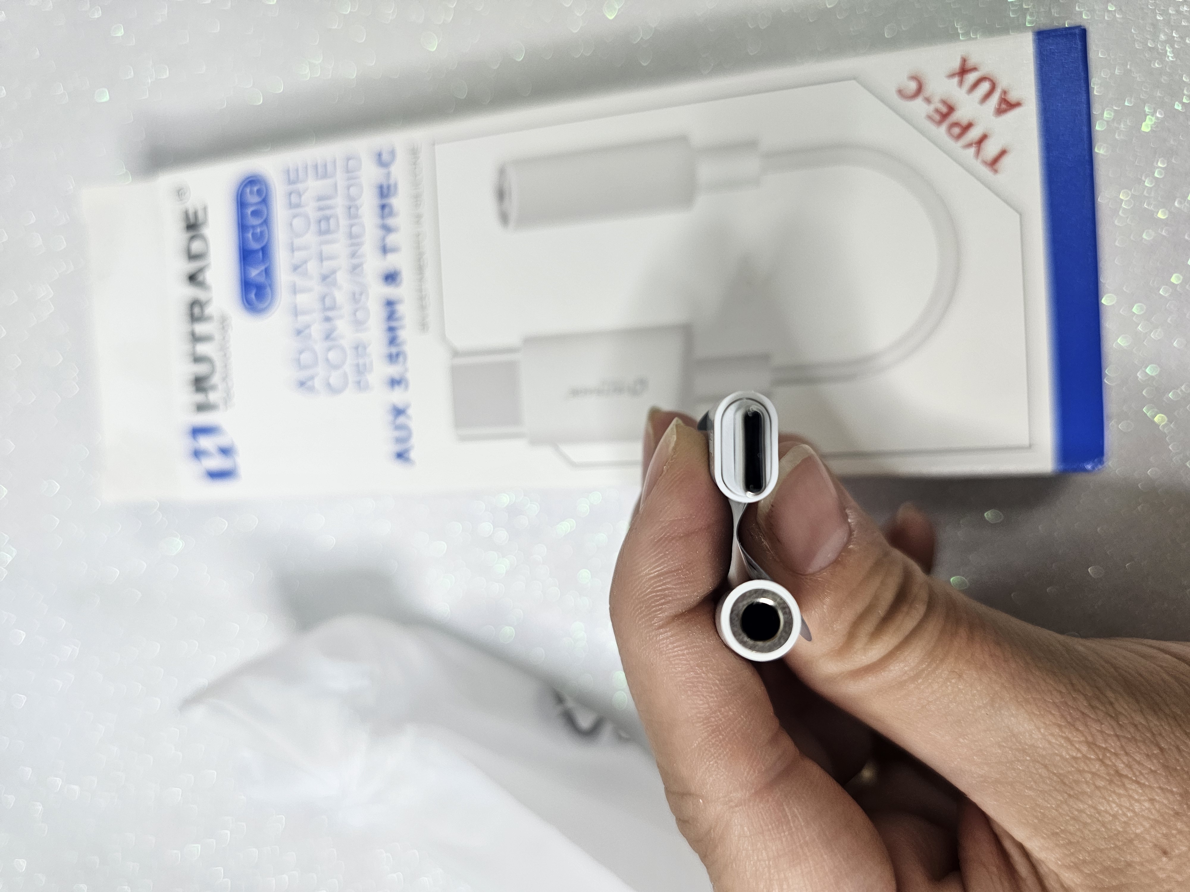 Adattatore Type-C maschio ad Aux 3.5mm femmina