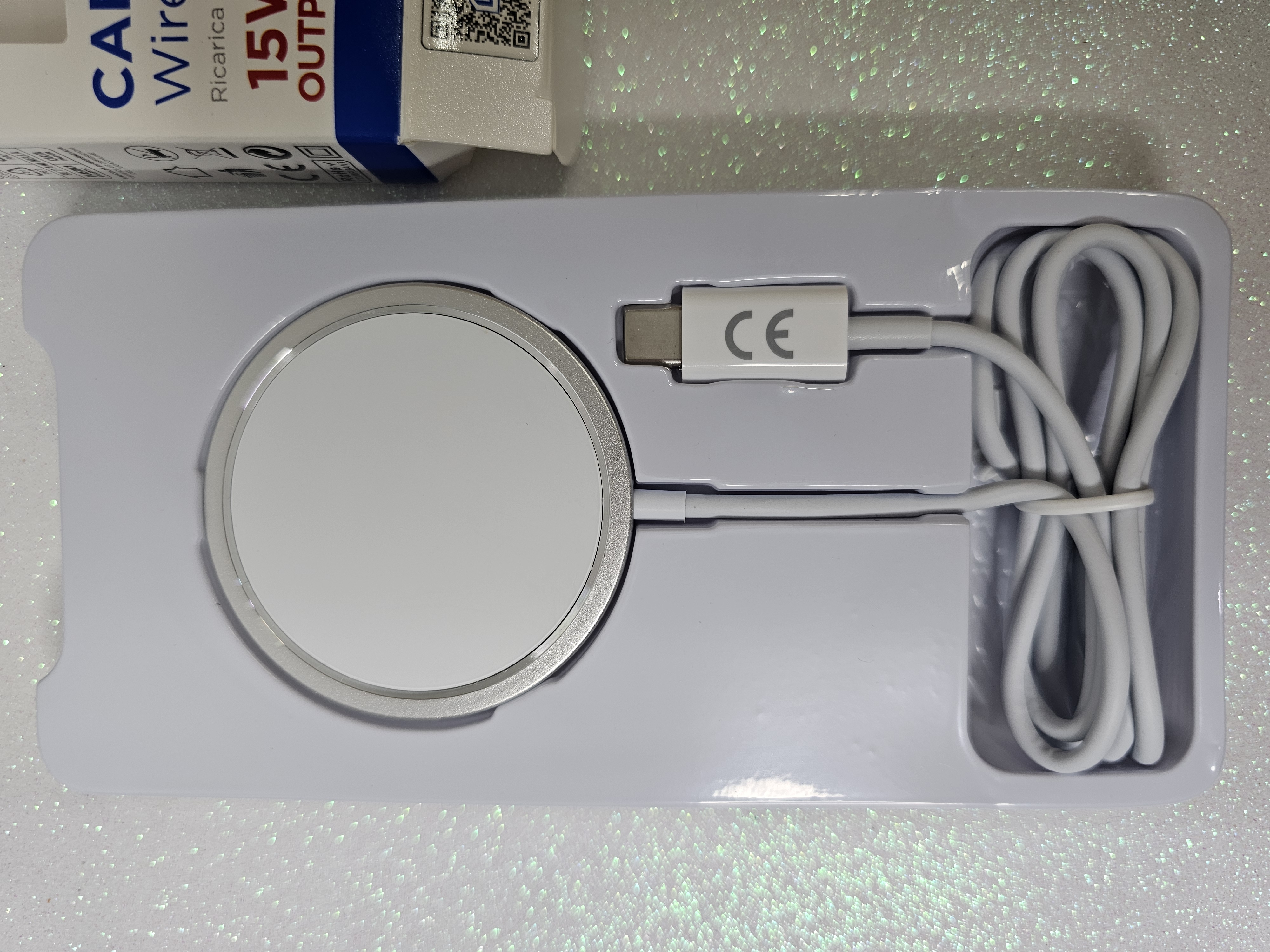 Caricatore Wireless compatibile con attacco MagSafe