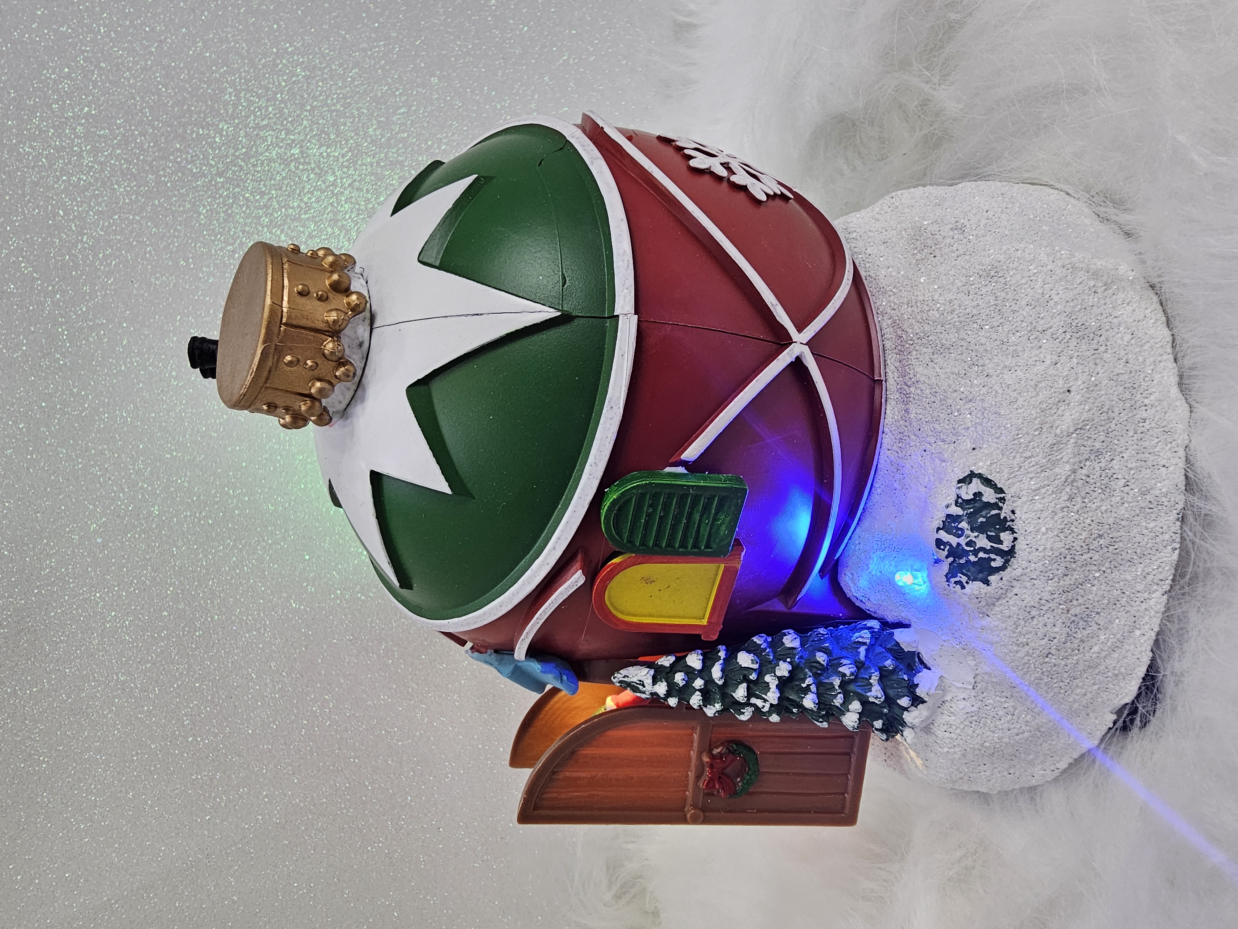 Casa di Babbo Natale con luci e suoni