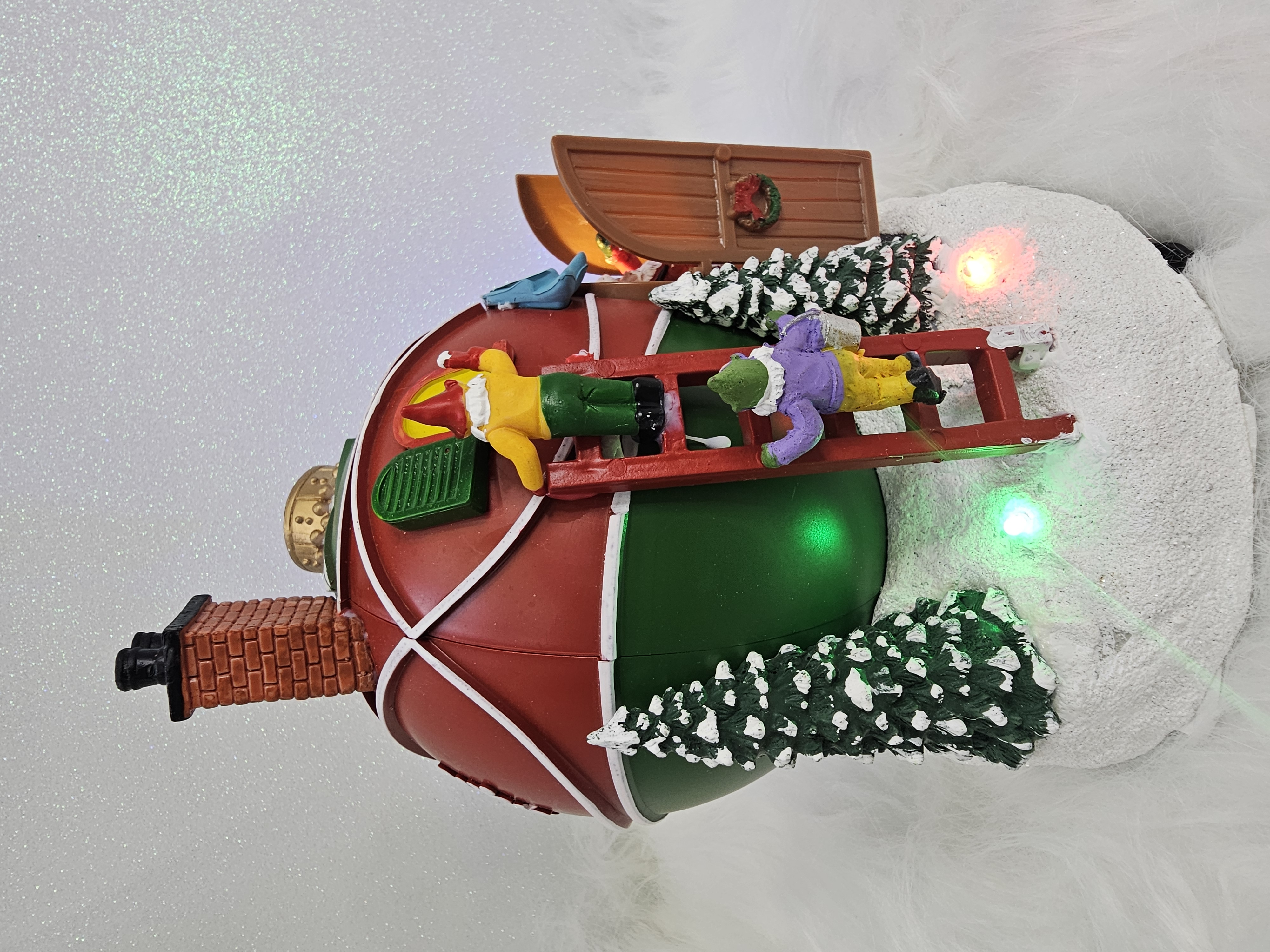 Casa di Babbo Natale con luci e suoni