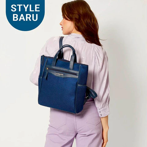 Sac à dos bleu élégant