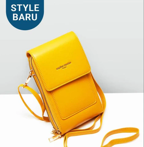 Sac bandoulière jaune Sophie Martin