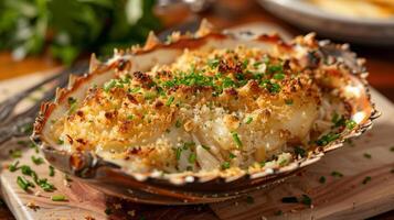Gratin de crabe