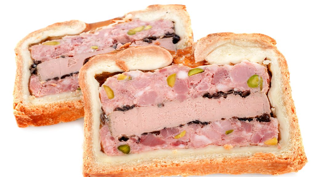 Pâté en croûte au foie gras aux pistaches