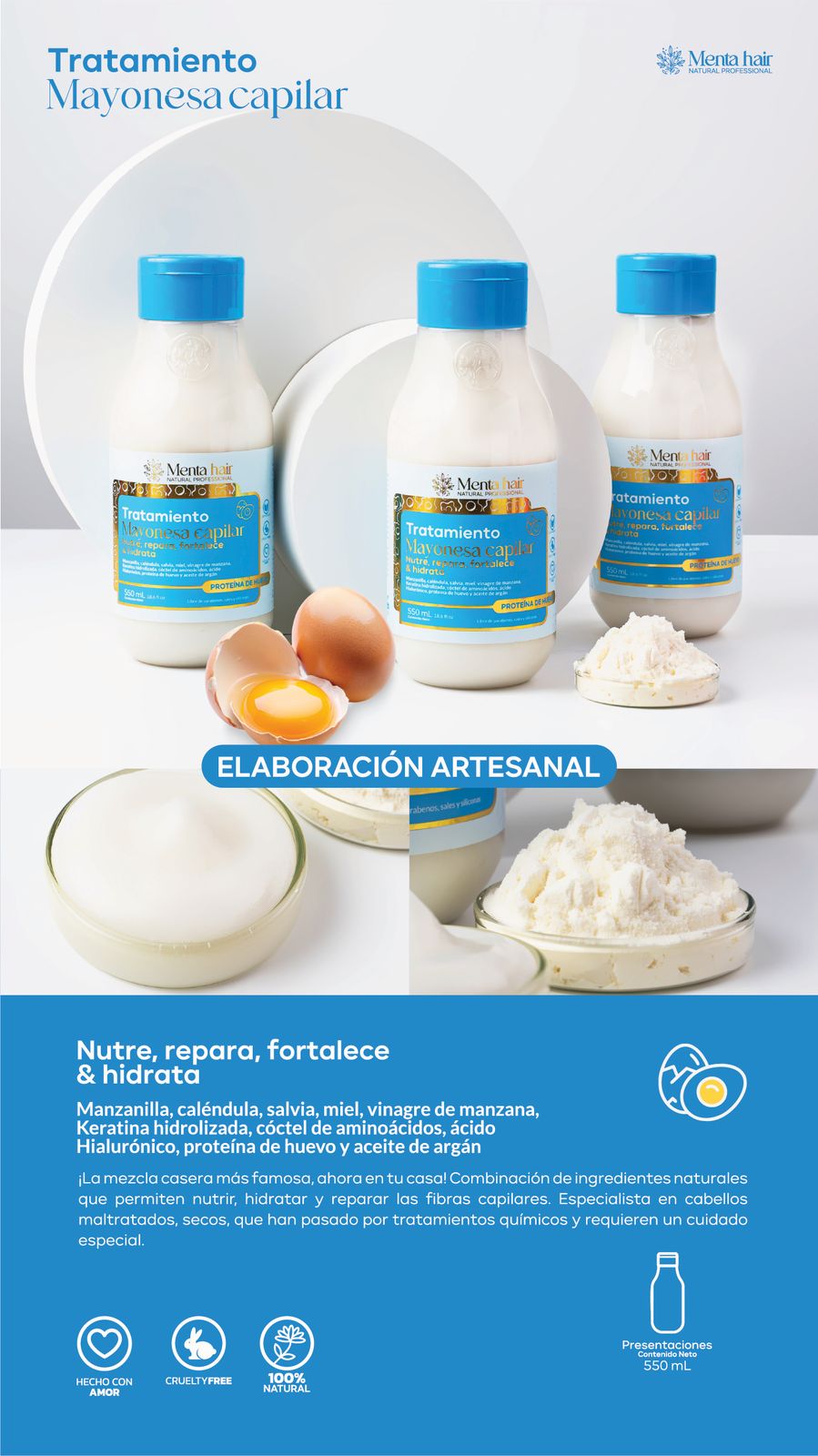 💙 Tratamiento Mayonesa Capilar