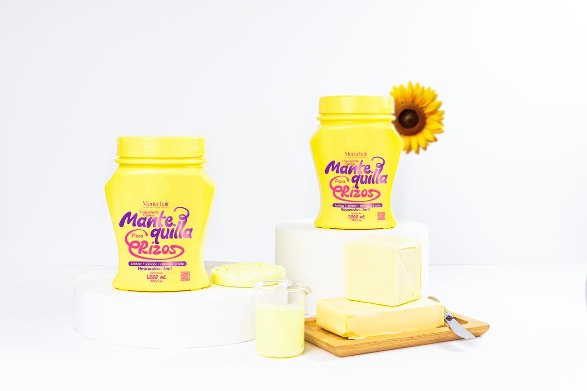 💛Mantequilla para Rizos - Tratamiento Reparador 3 en 1