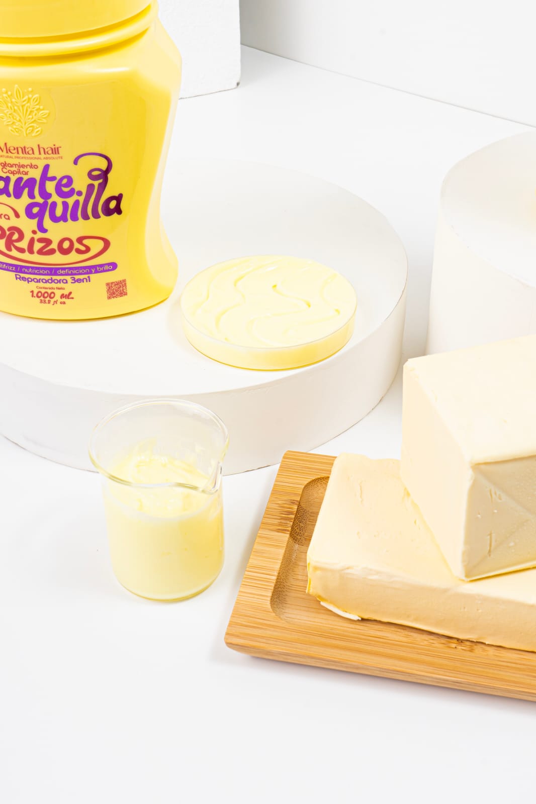 💛Mantequilla para Rizos - Tratamiento Reparador 3 en 1