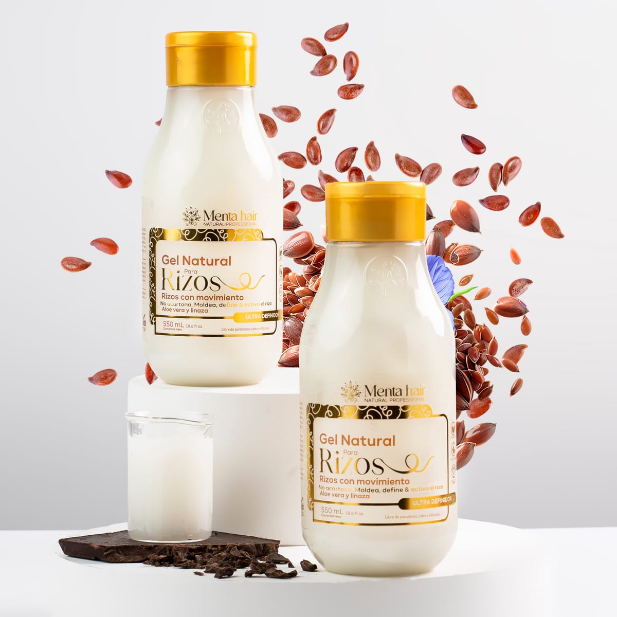 💛 Gelatina Natural para Rizos con Keravis ✨