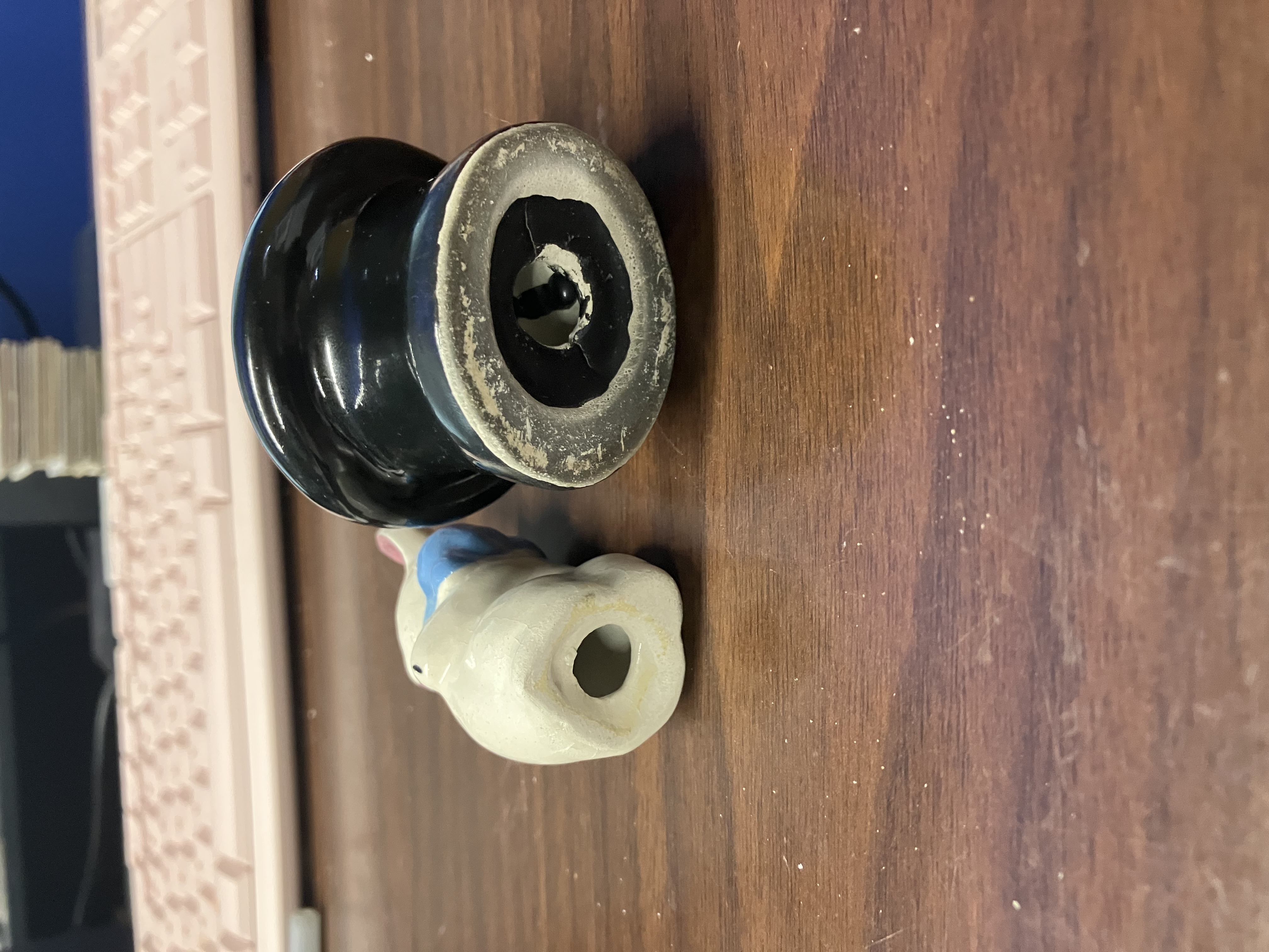 Rabbit & Hat Salt & Pepper Shaker Set