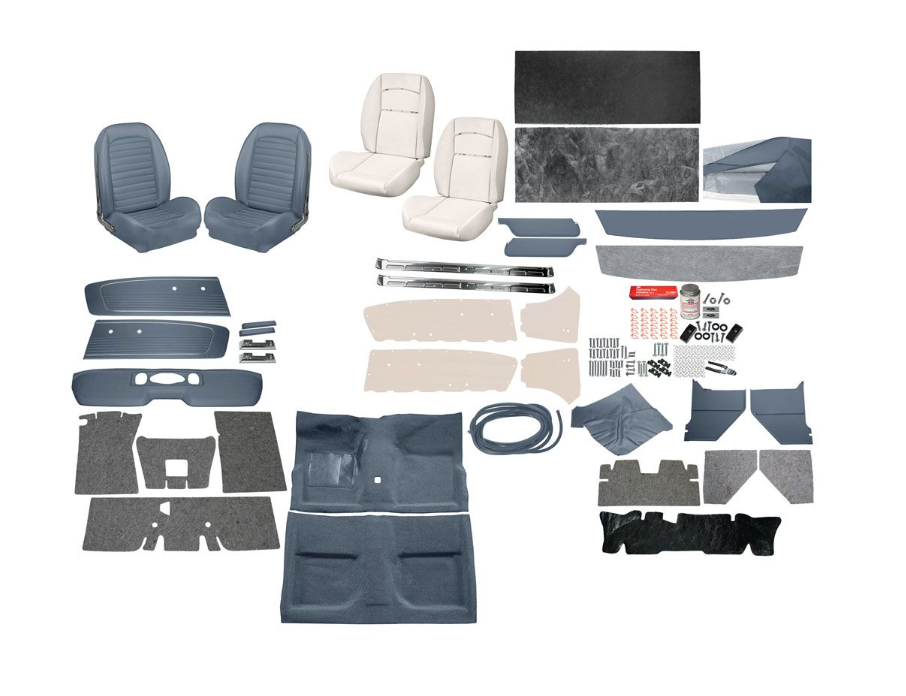 Kit Premium de Interior con tapicería TMI Sport II Ford Mustang 1966